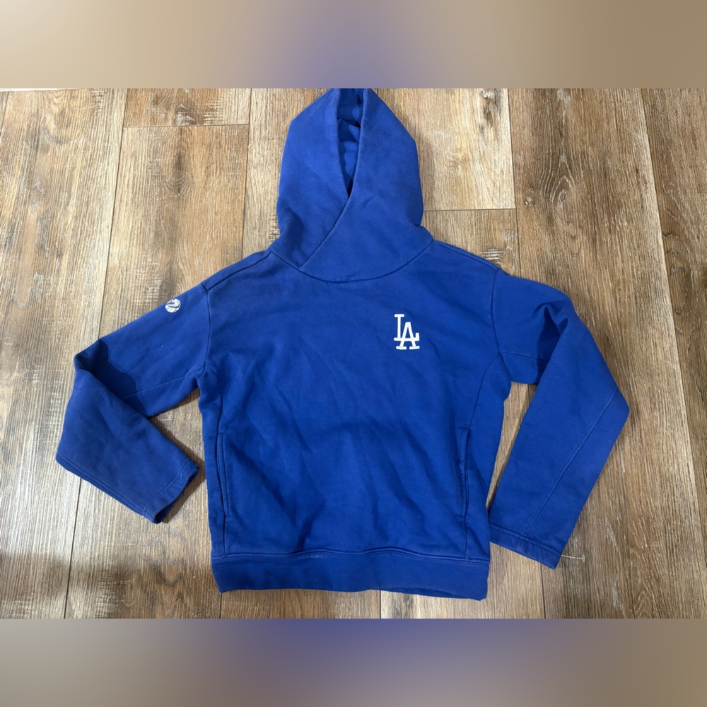 Los Angeles Dodgers women small Royal Blue Hoodie - LA Logo levelwear